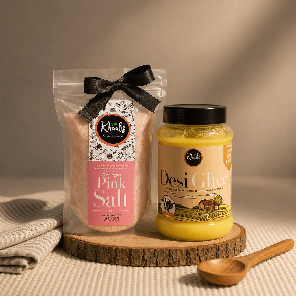 Cow Desi Ghee + Himalayan Pink Salt Bundle